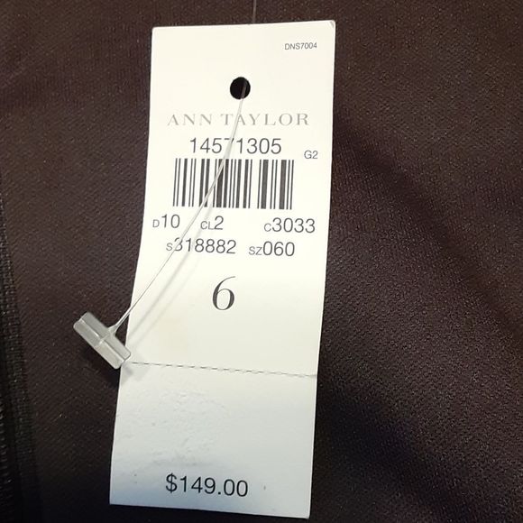 Ann Taylor Dark Grey Circle Skirt Dress - Picture 10 of 11